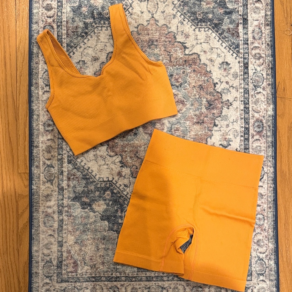 Amazon Essentials Orange Tank Top work out